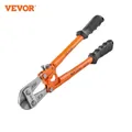 VEVOR Bolt Cutter 8in/14in/18in/24in Lock Cutter Bi-Material Handle with Soft Rubber Grip Chrome