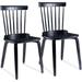 Wood Dining Chairs Set of 2/4/6 Farmhouse Spindle Back, Widen Seat, Modern Mid-Century Country Style