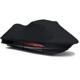 BLACK PWC 600D JET SKI Cover Compatible for TIGER SHARK TS640 1998 1999 TS 770 1997 1998 1999 Jet Ski PWC Cover 2 Seater 111