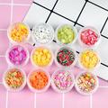 DIY Nail 2 Sets Slice Fruit Nail Accessories Pottery Making Supply Nail Art Fruit Series 12 Styles Fruit Slices DIY Nail Decoration Random Pattern