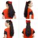 ponytail extension Curly Ponytail Extension Long Wave Ponytail Hairpiece Hair Bow for Women Girls