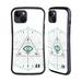 Head Case Designs Officially Licensed Cat Coquillette Evil Eye Green Purple Mandala Hybrid Case Compatible with Apple iPhone 15 Plus