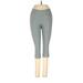 Nike Active Pants - Low Rise Skinny Leg Cropped: Gray Activewear - Women's Size X-Small