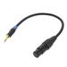 DIN 5-pin To 3.5mm Adapter Chic 3.5mm Male to DIN 5-pin Female Adapter Audio Converter Cable (Black)