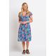 Bloom Floral Womens Wrap Dress -