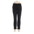 Ann Taylor LOFT Jeggings - High Rise: Black Bottoms - Women's Size 8 - Dark Wash