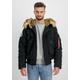 Winterjacke ALPHA INDUSTRIES "ALPHA Men - Parka & Winter Jackets Polar Jacket SV" Gr. S, schwarz (black) Herren Jacken Übergangsjacken