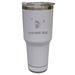 The Memory Company White Houston Texans Personalized 30oz. Stainless Steel Bluetooth Tumbler