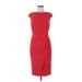 Lauren by Ralph Lauren Casual Dress: Red Dresses - Women's Size 8
