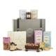 Thornton & France Cream Tea Hamper Gift | With Afternoon Tea & Treats Plus Cake & Biscuits | 9 Items In A Silver Gift Box