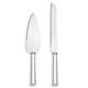 Lenox Devotion 2-Piece Cake Knife and Server Set, Stainless Steel, Metallic, 0.65 lb