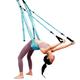 EvikOo Aerial Yoga Hammock with Handle, Adjustable Yoga Stretching Strap, Elastic Aerial Hammock Swing Leg Stretcher Stretch Band for Flexibility Tensile Trainer Rehab Pilates