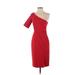 Jill Jill Stuart Cocktail Dress - Sheath: Red Solid Dresses - Women's Size 4