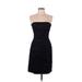 Maria Bianca Nero Cocktail Dress - Party: Black Solid Dresses - Women's Size Large