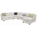 Black Reclining Sectional - Vanguard Furniture 4-Piece Fairgrove Corner Sectional, Solid Wood | Wayfair