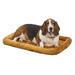 Tucker Murphy Pet™ MidWest Homes For Pets QuietTime Bolstered Pet Bed Polyester in Brown | 36 H x 33 W x 2.6 D in | Wayfair