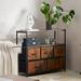 Rebrilliant Meighan Accent Chest Wood/Metal in Brown | 31 H x 39 W x 11 D in | Wayfair 89A43D8AE65449FA88CE419274F99426