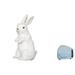 The Holiday Aisle® Rabbit Figurine in White | 28.3 H x 11.4 W x 16.5 D in | Wayfair 21DEC615EAB9498A80AE2B657A41B497