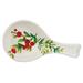 The Holiday Aisle® Christmas Greens Spoon Rest Ceramic in Blue/Green/Red | 1.25 H x 4.25 W x 8 D in | Wayfair EDCAA25439204917AC7231A7380F1D98