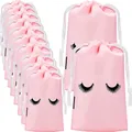 30PCS Eyelash Aftercare Bags Plastic Drawstring Lashes Bag Toiletry Makeup Pouch Cosmetic Travel