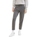 Jogginghose TOM TAILOR Gr. 40, Länge 28, grau (shady grey) Damen Hosen Freizeithosen