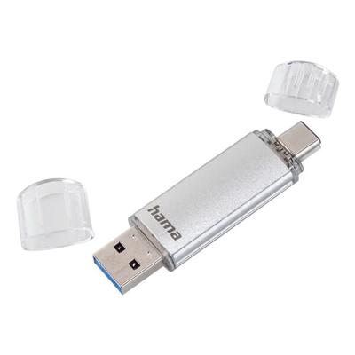 Hama USB-Stick »C-Laeta« 256 GB silber, 1.8x7x0.85 cm