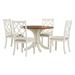 Neoclassical Style Dining Table Set for 4 Kitchen Furniture Set