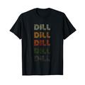 Love Heart Dill Tee Grunge im Vintage-Stil, schwarzer Dill T-Shirt