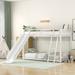 Metal Low Bunk Bedframe Twin Over Twin Metal Low Bunk Bed