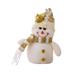 mynkyll Christmas Decorations New Ice Cold Decoration White Snowman Figure Decoration Old Man Dwarf Creative Doll Desk Ornament