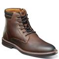 Florsheim Norwalk Plain Toe Lace Up Boot - Mens 8 Brown Boot Medium