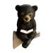 mynkyll Christmas Decorations Solar Charging Baby Bear&Koala Reading Book Sculpture Resin Animal Statue Outdoor Decoration With Solar LED Lights Yard Art Sculpture For Yard Patio Porch Decoration