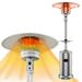 Aoile 48 000 BTU Outdoor Patio Heater with Wheel Stainless Steel Propane Heater for Commercial & Residential Use