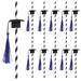 NUOLUX 12pcs Graduation Season Graduation Cap Straw Graduation Party Straw Dessert Table Decoration