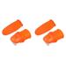 2 Pc Scraper Tool Vegetable Plants Fruit Picker Orange Suit Separator Finger Protectors