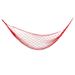 BESTONZON Meshy Nylon Rope Hammock Outdoor Camping Hammock Garden Swing Hammock Camping Hanging Chair (Red+Rope)