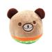 Duobla Puppy Squeaking Plush Dog Toy Bag Small Plush Puppy Chewing Toy Loose And Squeaking Dog Toy Cute Plush Pet Toy