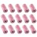Pet Claw Printed Bags 1 Roll of 15Pcs Pet Claw Printed Bags Pet Waste Bag Pet Poop Bags Pouch Holder Disposable Garbage Bags (Pink)