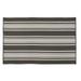 Colonial Mills 9 x 12 Gray Striped Rectangular Area Throw Rug