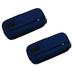 2PCS Office Decoration Craft Stationery Large Capacity Pencil Case 2 Compartment Pouch Pen Bag For School Teen Girl Boy