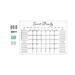 Prolriy Office Equipment Clearance Wall Acrylic Weekly Planner Board Clear Dry Erases Calendar Planner Reusable Weekly Daily to Do List Board