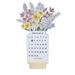 PRINxy 2024 Bloomy Flowers Desk Calendar-Vibrant Designs Portable Size-Versatile Organizer and Decor-Home Decoration Ornaments Multicolor A