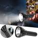 QTOCIO Outdoor Lights LED Torch 100000 Lumens High Power Super Bright Powerful Flashlight USB 5 Modes Military Torch Outdoor Searchlight Rechargeable Battery
