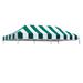 Eurmax 10x20 Pop Up Canopy Tent Top Cover Bonus 5PC Pack Canopy Weight Bag(Stripe Forest Green)