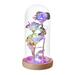 Holiday Deals! Uhuya Valentines Day Gift Led Night Light 3 Gold Leaf Flower Glass Lampshade Ornaments Gift for Him/Her D