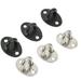 6 Pcs Top-mounted Hook Indoor Ceiling Metal Hanger Heavy Duty Clothes Rack Suspension Fixing Wall Stainless Steel
