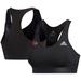 Women's adidas Black Louisville Cardinals Sideline Alphaskin Sports Bra