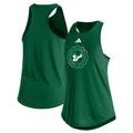 Women's adidas Green South Florida Bulls Sideline Fashion Tank Top