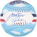 Dennis Haysbert Major League Autographed Baseball with "Cerrano" Inscription - Hand Painted by Artist Stadium Custom Kicks Limited Edition 1 of B720887