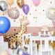 Giraffe Foil Helium Balloon | Jungle Zoo Safari Childrens Birthday Decorations